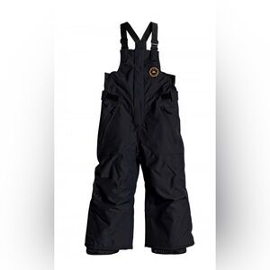 Quiksilver Youth DryFlight 10K Snow Bib Overalls - Black - Size 6-7